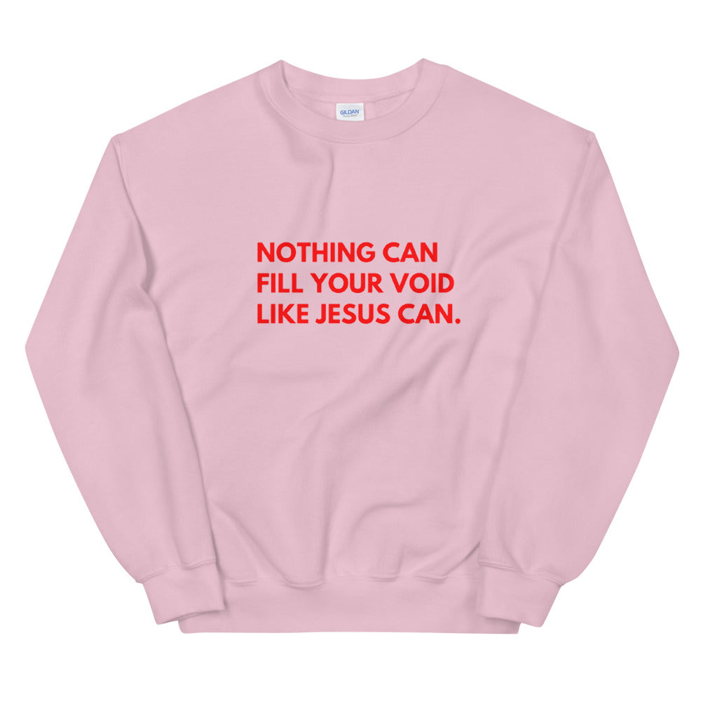 Void Filler Pink Unisex Sweatshirt - Young Woman